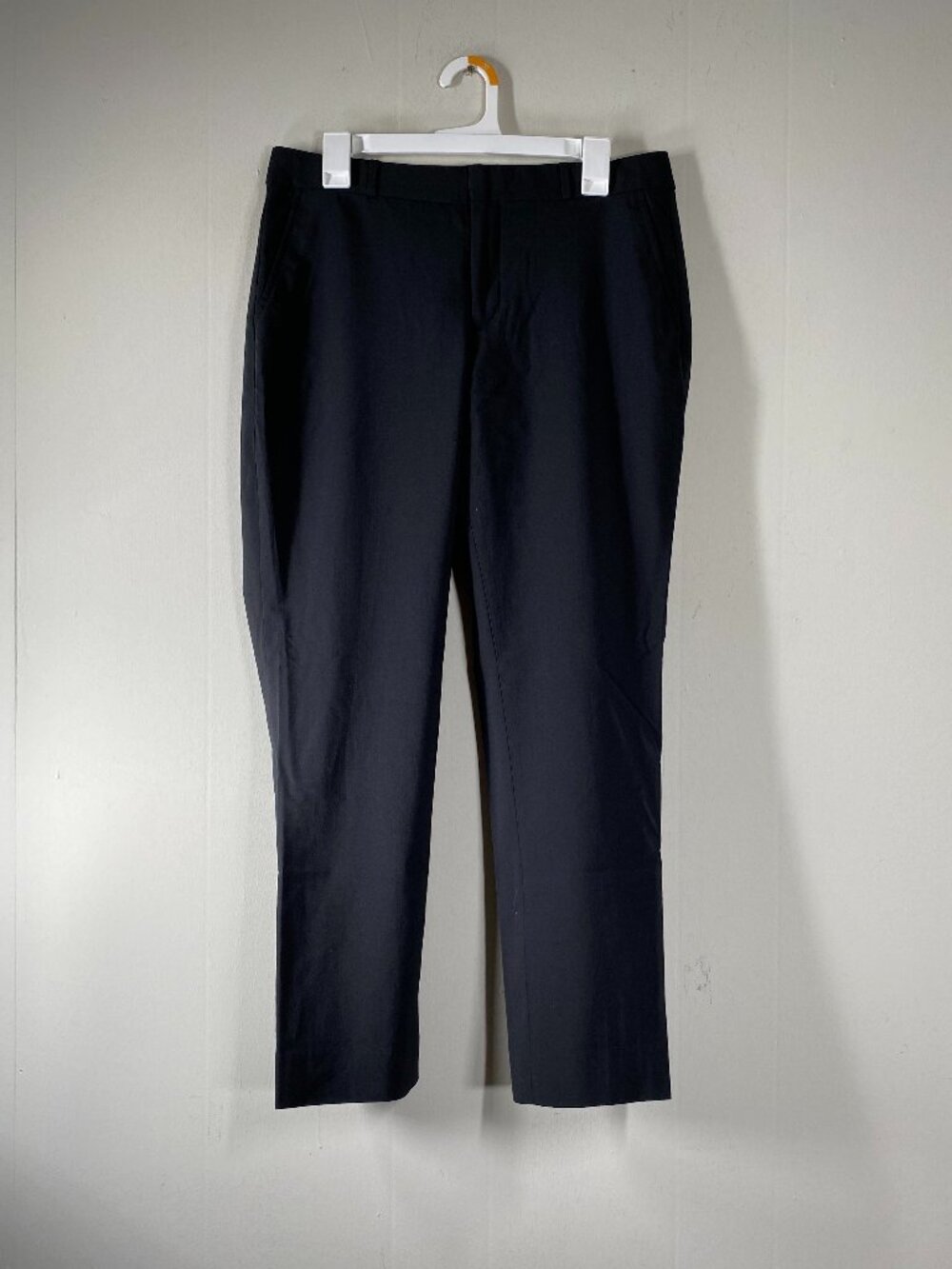 Banana Republic Ryan Curvy Wool Blend Dress Pants Women's 8 Mid Rise Black